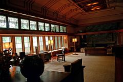 745 Living Room from the Francis W. Little House - Frank Lloyd Wright 1912-15 - American Wing New York Metropolitan Museum of Art